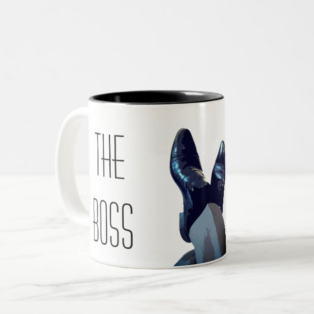 Tasse 2 Couleurs Le patron (Devant gauche)