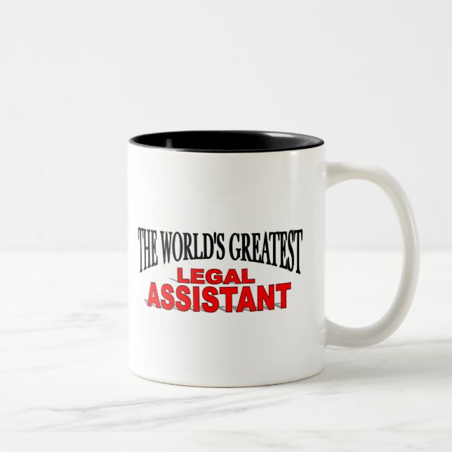 Tasse 2 Couleurs Le plus grand assistant juridique du monde (Droit)