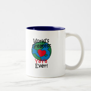 Tasse 2 Couleurs Le plus grand coeur de YaYa du monde