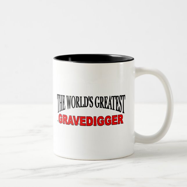 Tasse 2 Couleurs Le plus grand fossoyeur du monde (Droit)