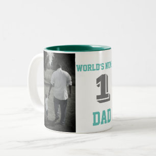 Tasse 2 Couleurs Le plus grand papa du monde, la fête des pères