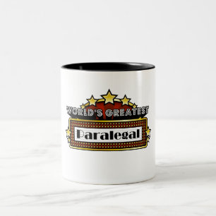 Tasse 2 Couleurs Le plus grand paralégal du monde