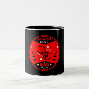 Tasse 2 Couleurs Le plus grand patron du monde
