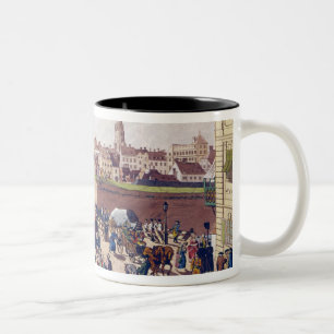 Tasse 2 Couleurs Le pont chez Leopoldstadt, Vienne, 1780