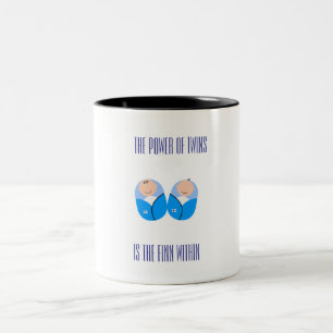 Tasse 2 Couleurs Le pouvoir des jumeaux