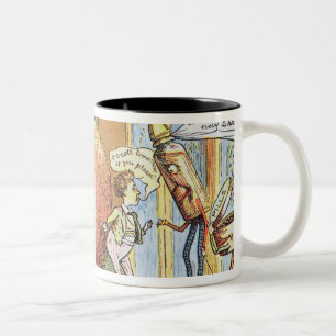 Tasse 2 Couleurs Le pudding de Noël