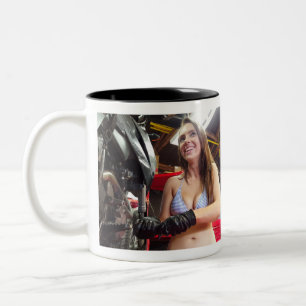 Tasse 2 Couleurs Le responsable de Tool Girl Harley Andy Mechanic m
