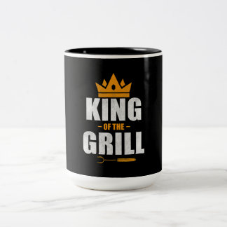 Tasse 2 Couleurs Le roi des grillades | grillades & barbecues amour
