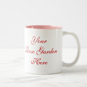 Tasse 2 Couleurs Le rose Gardener dit avec des Roses