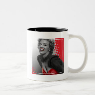Tasse 2 Couleurs Le rouge pointille Marilyn