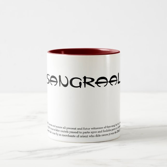 TASSE 2 COULEURS LE SAINT GRAAL (Centre)