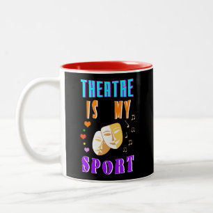 Tasse 2 Couleurs Le Théâtre Est Mon Acteur Sport Drame