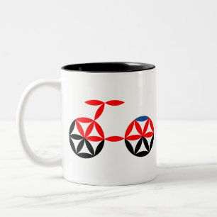Tasse 2 Couleurs Le Vélo De Vie - Formes Sacrées.