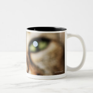 Tasse 2 Couleurs Le visage d'un chat