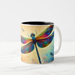 Tasse 2 Couleurs Le voyage de la libellule