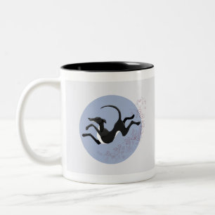 Tasse 2 Couleurs Leap and Love Lurcher