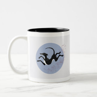 Tasse 2 Couleurs Leap and Love Lurcher