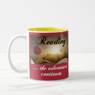 Tasse 2 Couleurs Lecture, l'aventure continue