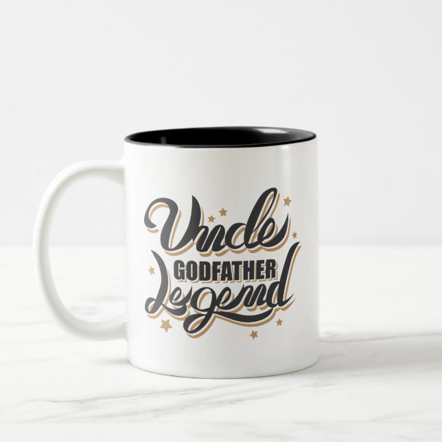 Tasse 2 Couleurs Légende de l'oncle Godfather (Gauche)