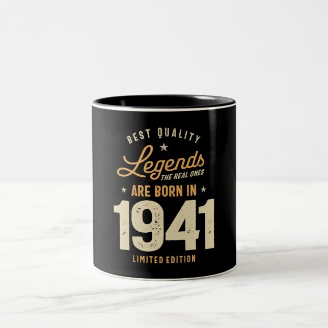 Tasse 2 Couleurs Légende depuis 1941 82e anniversaire (Centre)