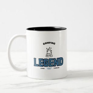 Tasse 2 Couleurs Légende du camping depuis toujours