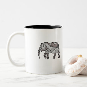Tasse 2 Couleurs l'éléphant dans la tendance