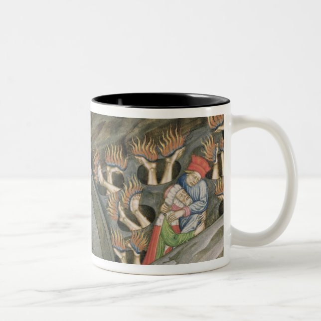 Tasse 2 Couleurs L'enfer de Dante avec un commentaire (Droit)