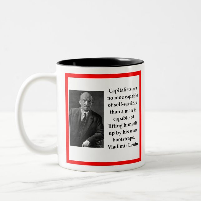 Tasse 2 Couleurs lenine (Gauche)