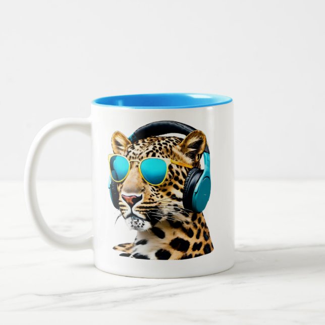 Tasse 2 Couleurs Leopard Jammin' (Gauche)