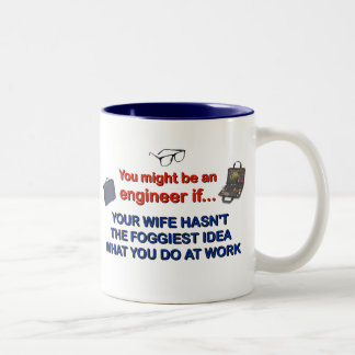 Tasse 2 Couleurs L'épouse de l'ingénieur