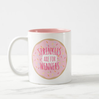 Tasse 2 Couleurs Les arrosages sont pour les gagnants Funny Donut M