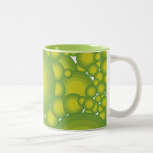 Tasse 2 Couleurs Les bulles des Verts