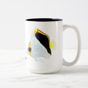 Tasse 2 Couleurs Les Butterflyfish de l'étameur ambulant hawaïen