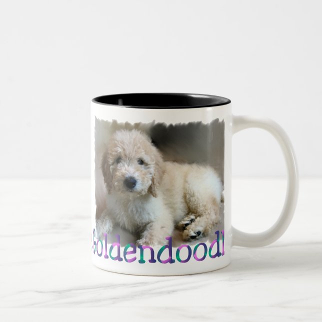 Tasse 2 Couleurs Les cadeaux Goldendoodle Lovers (Droit)