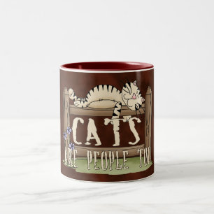 Tasse 2 Couleurs Les chats sont les gens aussi