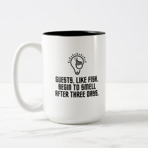 Tasse 2 Couleurs Les clients aiment les poissons