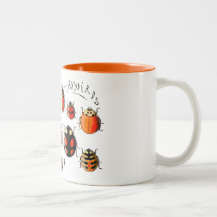 Tasse 2 Couleurs Les Coccinelles - coccinelles