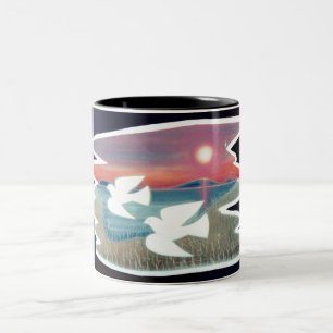 Tasse 2 Couleurs Les colombes