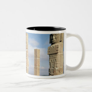 Tasse 2 Couleurs Les colonnes atlantean sur la pyramide B
