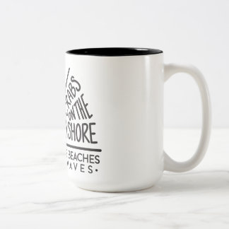 Tasse 2 Couleurs Les crabes sur la boue de café