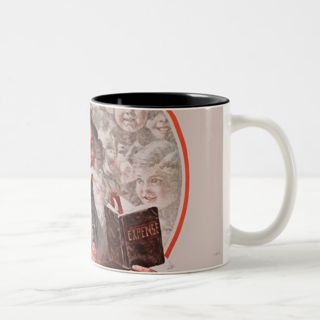 Tasse 2 Couleurs Les dépenses de Père Noël (Droit)