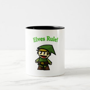 Tasse 2 Couleurs Les elfes gouvernent !