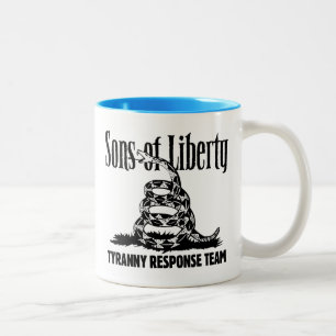 Tasse 2 Couleurs Les fils de la RÉPONSE de TYRANNIE de liberté TEAM