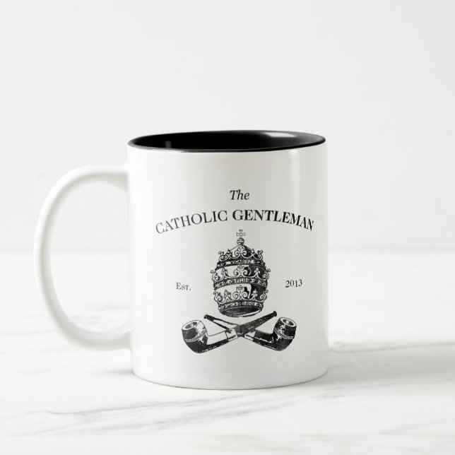 Tasse 2 Couleurs Les Gentlemans catholiques (Gauche)