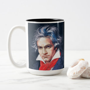 Tasse 2 Couleurs Les grands compositeurs : Beethoven