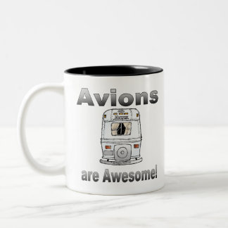 Tasse 2 Couleurs Les ions sont géniaux GrayGradient arrière