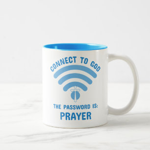 Tasse 2 Couleurs Les médias sociaux religieux amusants