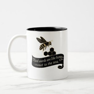 Tasse 2 Couleurs Les Mots Semblables Sont Comme Une Citation D'Abei