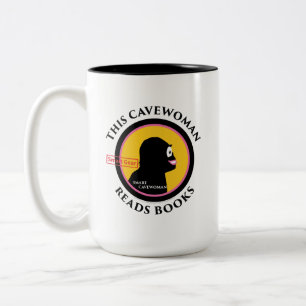 Tasse 2 Couleurs Les nouveaux Cavewoman futés de vitesse lit la