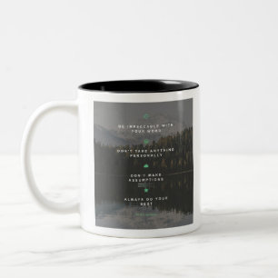 Tasse 2 Couleurs Les quatre accords